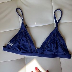 Rhythm navy blue bikini top